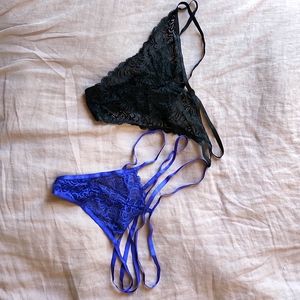 2 pairs of sexy panties- size M